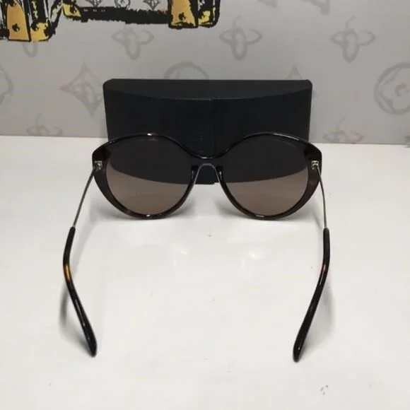 ✨ New Authentic Prada SPR 18X 2AU-4P0 Women’s Sunglasses – Havana with Silver Mi